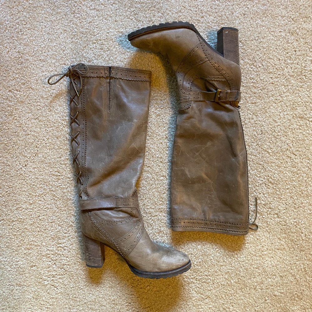 Fabianelli Brown Leather Women’s Boots